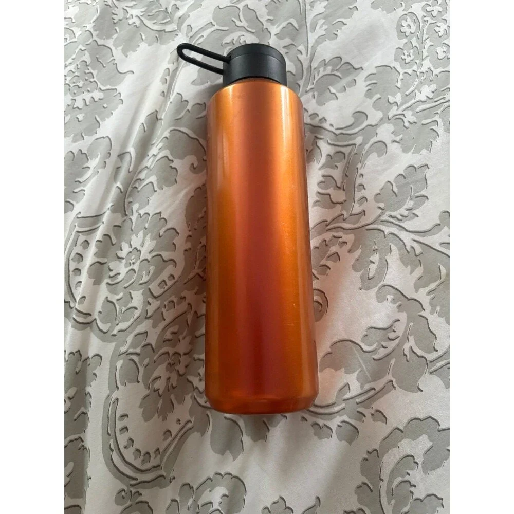 Metallic Orange Starbucks Water Bottle 24oz